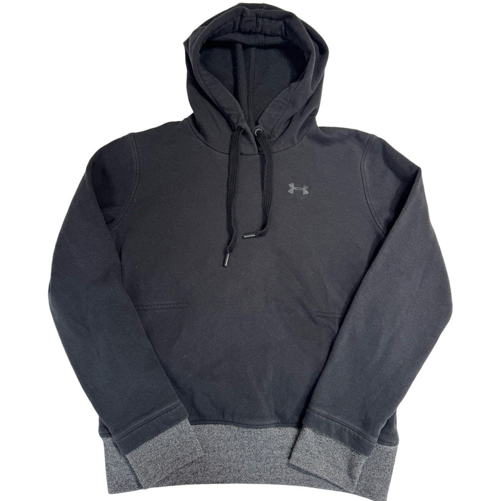 Under Armour Activewear Men Size XS Black Grey Hoodie Pullover Sweatshirt Sporty